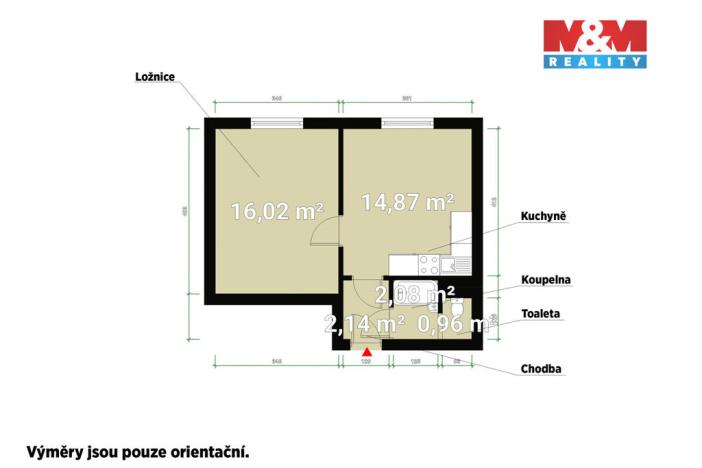 Pronájem bytu 1+1, Plzeň, Sokolovská, 36 m2