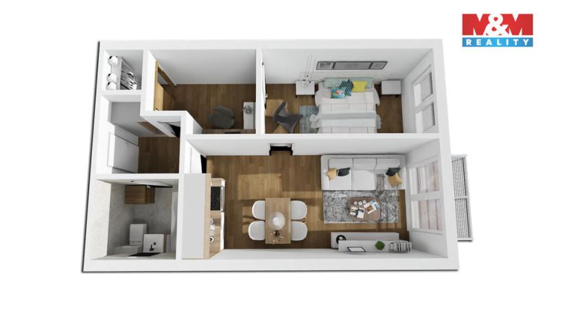 Prodej bytu 2+kk, Praha, Silurská, 53 m2