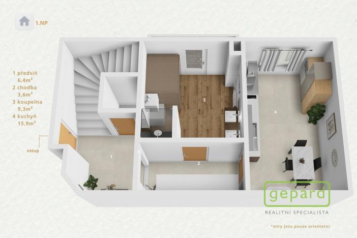 Prodej rodinného domu, Cheb, Svobody, 76 m2