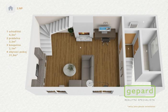 Prodej rodinného domu, Cheb, Svobody, 76 m2