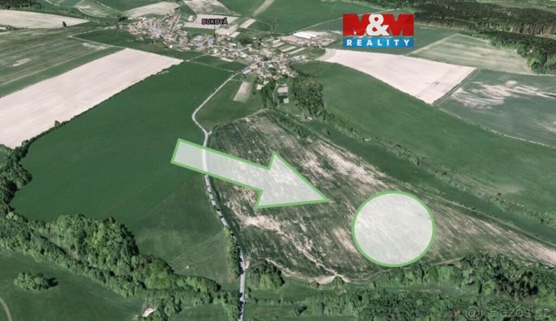 Prodej pole, Buková, 12826 m2