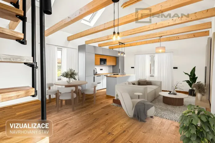 Prodej atypického bytu, Praha - Zbraslav, Elišky Přemyslovny, 110 m2