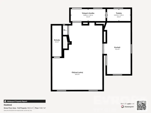 Prodej rodinného domu, Hostinné, V. Nováka, 91 m2