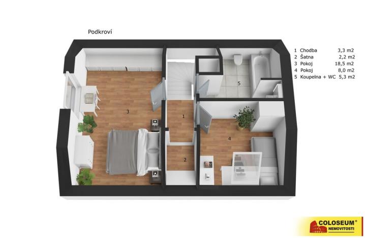 Prodej rodinného domu, Olomučany, 65 m2