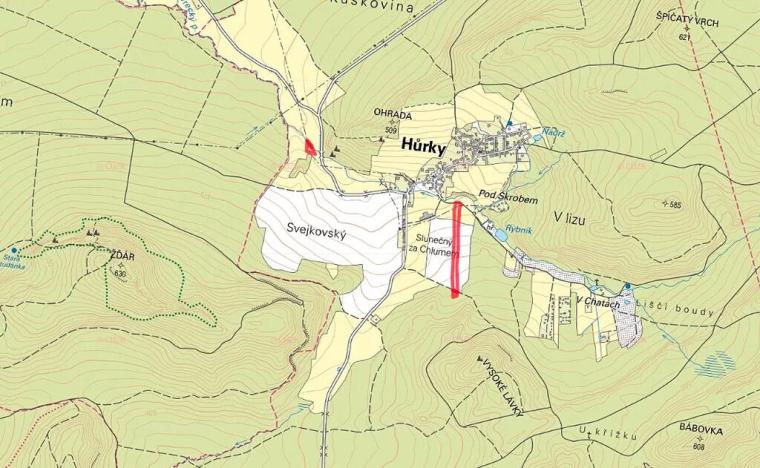 Prodej pole, Hůrky, 17206 m2