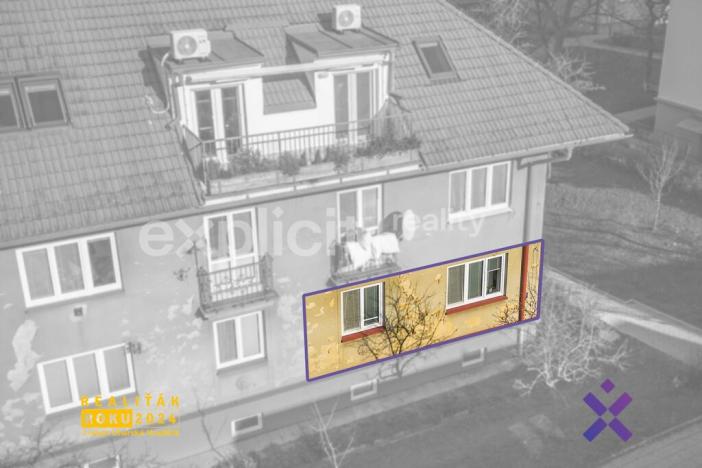 Prodej bytu 2+1, Zlín, Prlovská, 51 m2