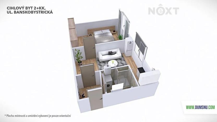 Prodej bytu 2+kk, Šumperk, Banskobystrická, 40 m2