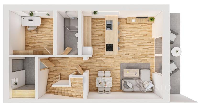 Prodej bytu 5+kk, Boršov nad Vltavou - Poříčí, Severní, 121 m2