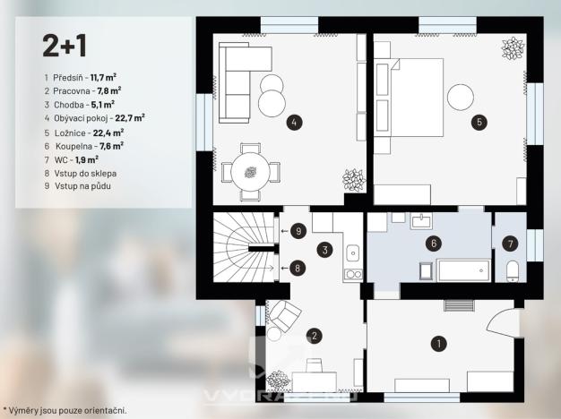 Prodej rodinného domu, Vlkaneč - Kozohlody, 160 m2