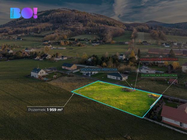 Prodej pozemku pro bydlení, Komorní Lhotka, 1959 m2