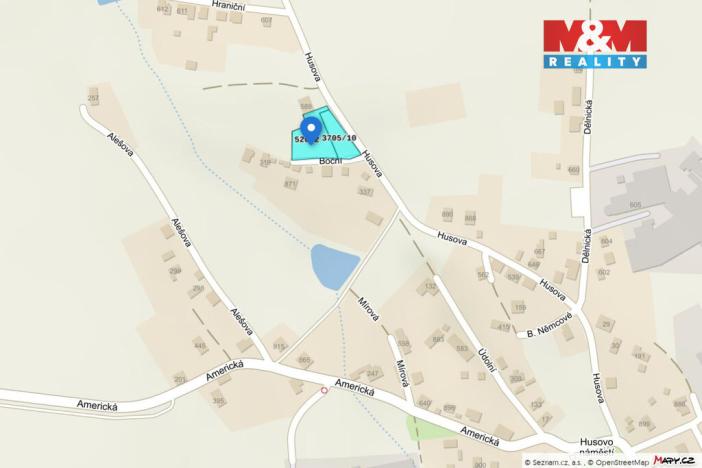 Prodej zahrady, Hranice, 2477 m2