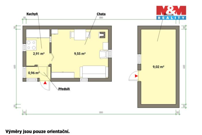 Prodej zahrady, Dasnice, 195 m2