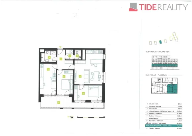 Prodej bytu 4+kk, Beroun, 112 m2