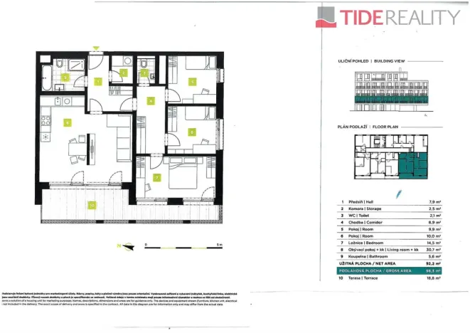 Prodej bytu 4+kk, Beroun, 98 m2