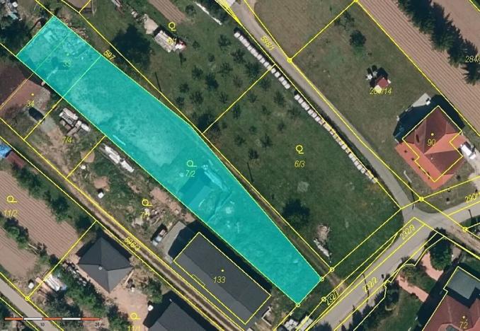 Dražba pozemku, Nové Sady, 1330 m2