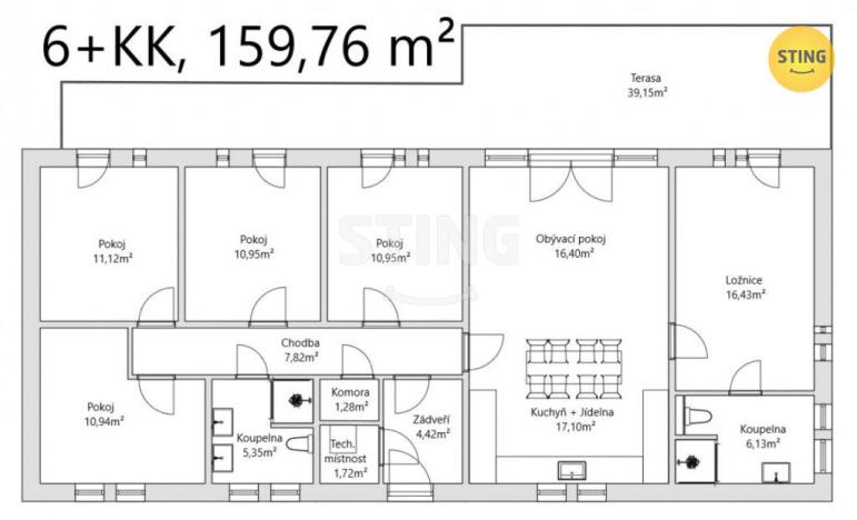 Prodej rodinného domu, Újezd u Přelouče, 146 m2
