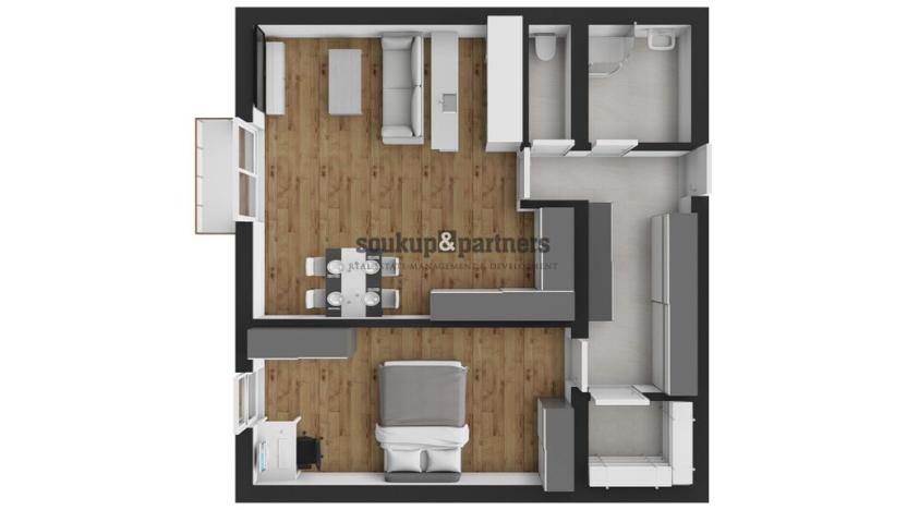 Pronájem bytu 2+kk, Jesenice, Cedrová, 71 m2