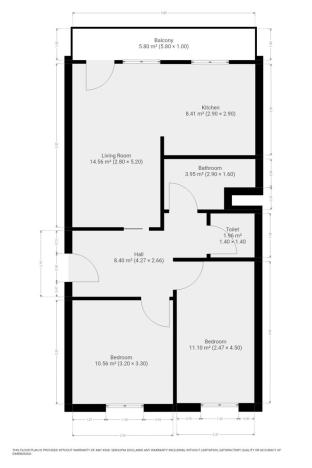 Pronájem bytu 3+kk, Praha - Krč, Hurbanova, 66 m2