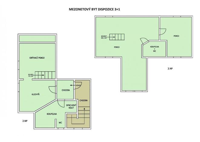 Prodej bytu 3+1, Trutnov - Horní Staré Město, Horská, 125 m2