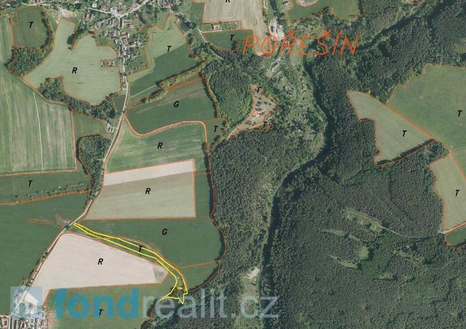 Prodej pozemku, Kaplice - Pořešín, 10983 m2