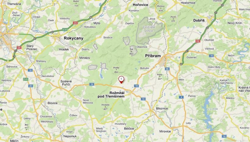 Prodej pozemku, Věšín, 10923 m2