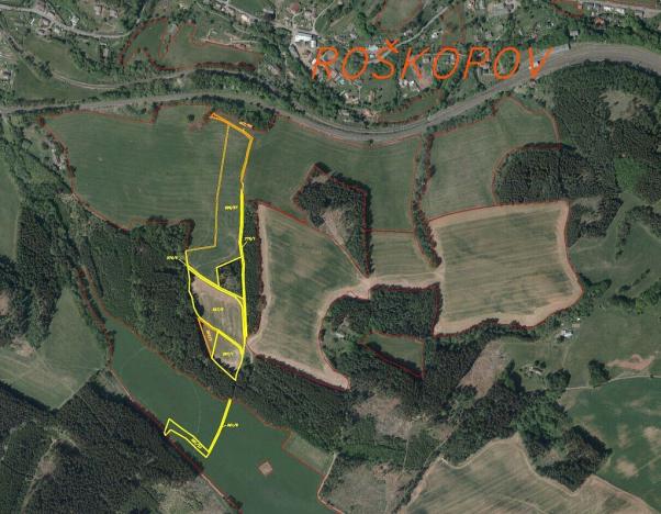 Prodej pole, Stará Paka, 44606 m2