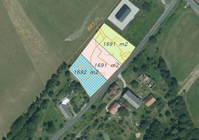 Prodej pozemku, Javorník - Horní Hoštice, 1651 m2