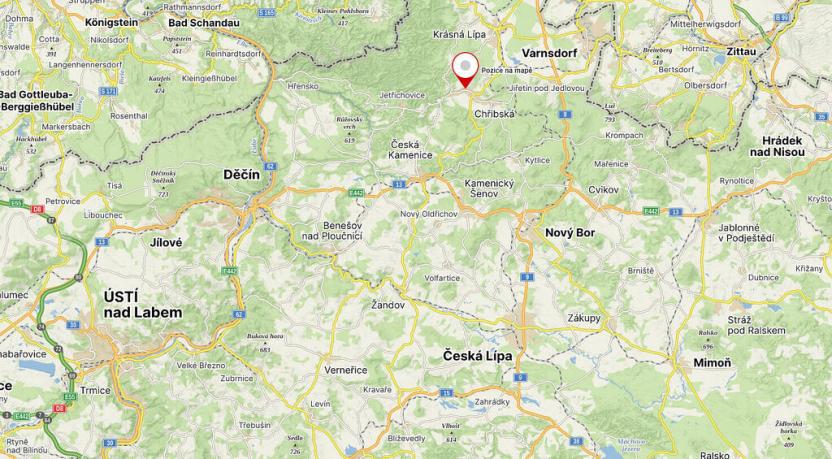 Prodej pozemku, Chřibská, 11994 m2