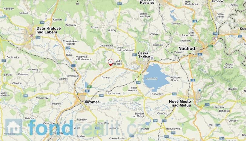 Prodej pozemku, Dolany, 1627 m2