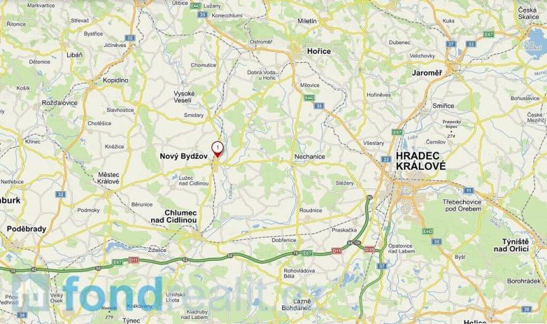 Prodej pozemku, Nový Bydžov, 3258 m2