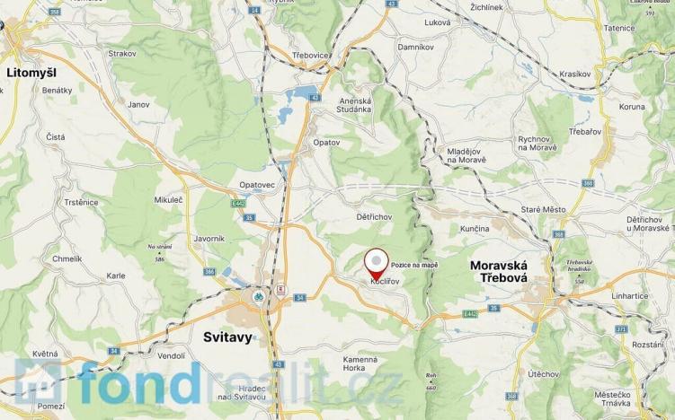 Prodej pozemku, Koclířov, 4440 m2