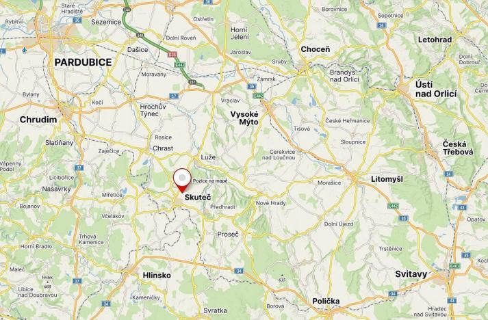 Prodej pozemku, Skuteč, 864 m2