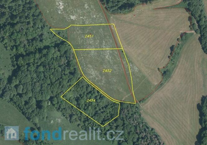 Prodej pole, Mírová pod Kozákovem, 22044 m2