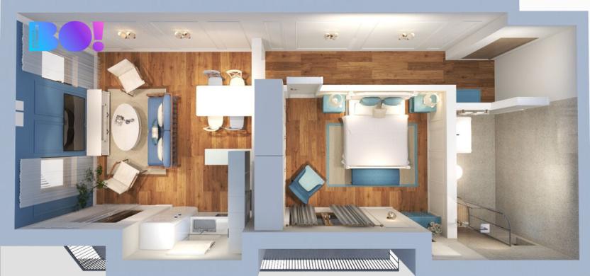 Prodej bytu 2+kk, Risan,Černá Hora, 58 m2