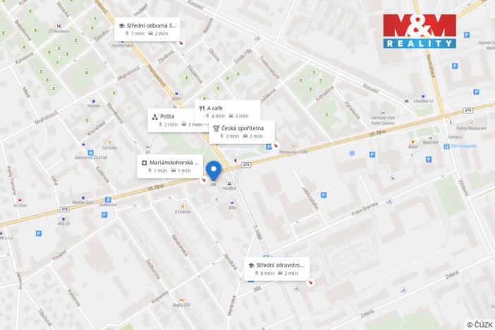 Pronájem obchodního prostoru, Ostrava - Mariánské Hory, 28. října, 90 m2