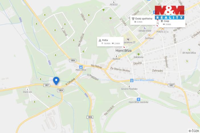 Pronájem kanceláře, Horní Bříza, K Cihelně, 21 m2