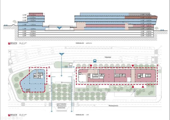 Pronájem ordinace, Praha, Vídeňská, 20000 m2