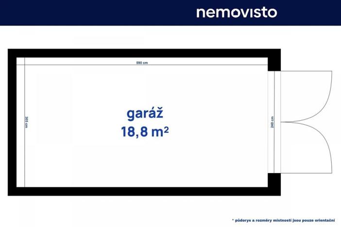 Pronájem garáže, Studénka, 2. května, 18 m2