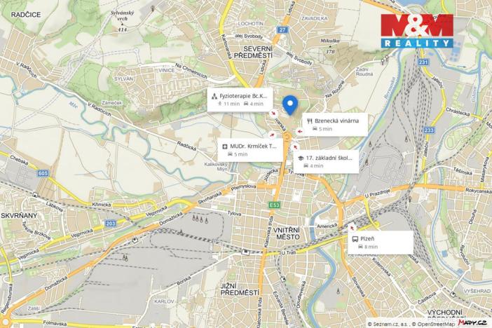 Pronájem bytu 4+kk, Plzeň - Severní Předměstí, Bolevecká, 151 m2