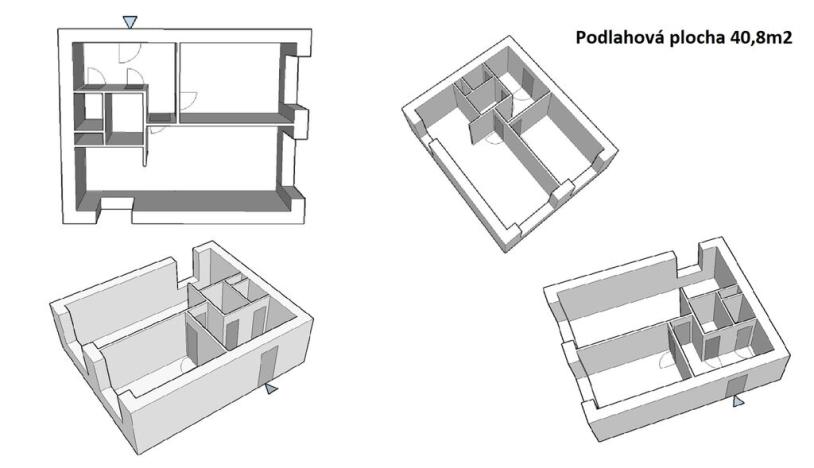 Pronájem bytu 2+kk, Praha, Podle Kačerova, 41 m2
