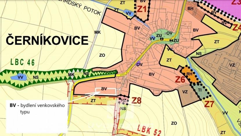 Prodej zahrady, Černíkovice, 2281 m2