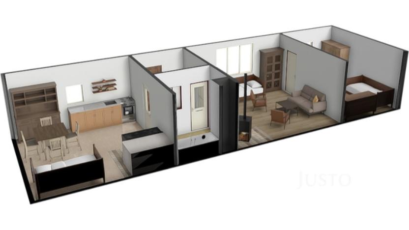 Prodej rodinného domu, Dobev - Nová Dobev, 64 m2