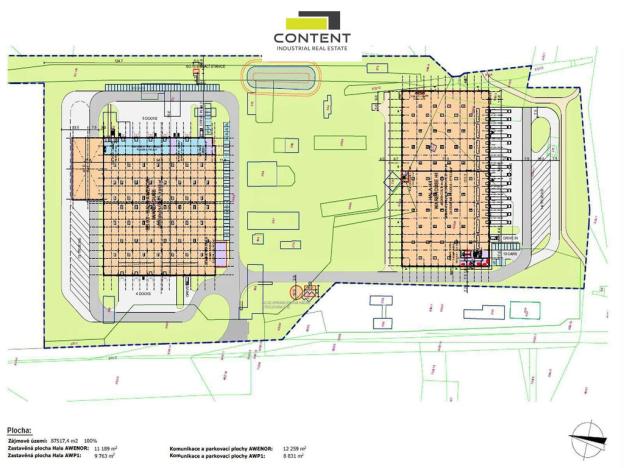 Pronájem výrobních prostor, Příšovice, 3000 m2