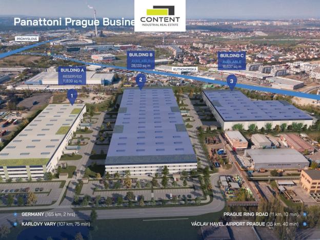 Pronájem skladu, Praha - Dolní Měcholupy, Kutnohorská, 11521 m2