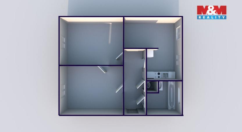 Prodej bytu 2+1, Ryžoviště, Tovární, 58 m2