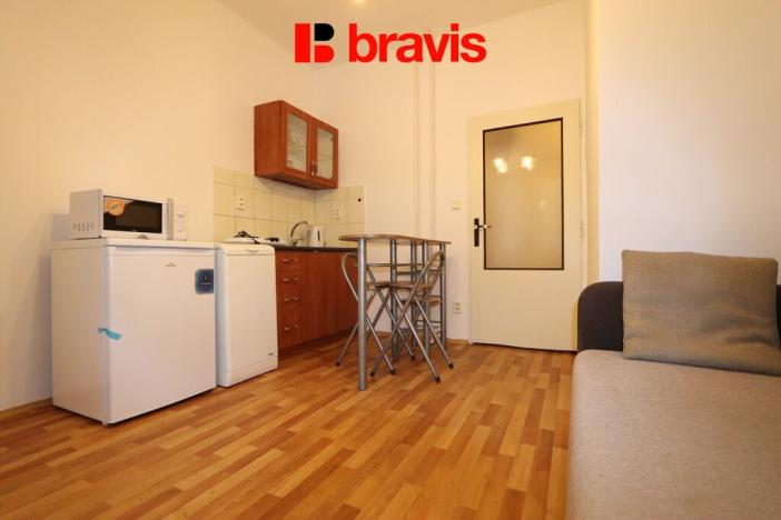 Pronájem bytu 1+kk, Brno - Veveří, Úvoz, 22 m2