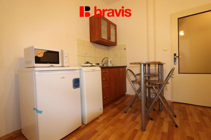 Pronájem bytu 1+kk, Brno - Veveří, Úvoz, 22 m2