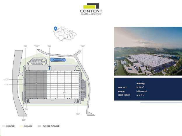 Pronájem skladu, Ostrov - Dolní Žďár, 10000 m2