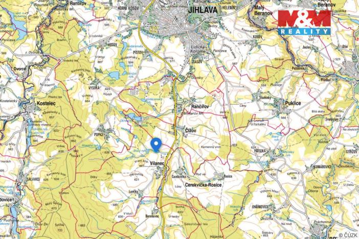 Prodej rybníku, Vílanec, 14433 m2