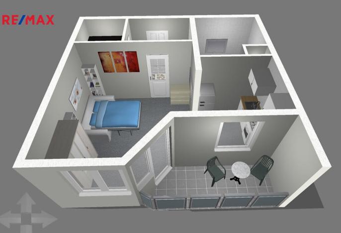 Pronájem bytu 1+1, Ostrava - Bělský Les, Horní, 35 m2